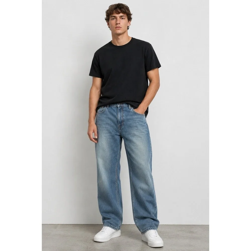 Carhartt Jeans Men 36x31 Blue Relaxed Fit Workwear Denim Straight‎ Leg